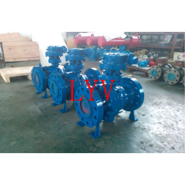 API 6D 3pieces Full Bore Trunnion Mounted Ball Valve